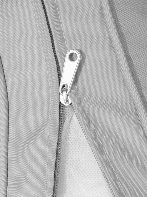 SORRENTO Salon de jardin canapé modulable 2-3 places gris en aluminium - Kiabi