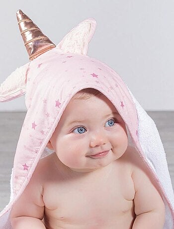 Sortie de bain avec gant Jolly