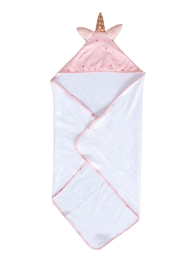 Sortie de bain avec gant Jolly Rose - Kiabi