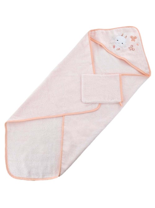 Sortie de bain avec gant Lapinou - Kiabi