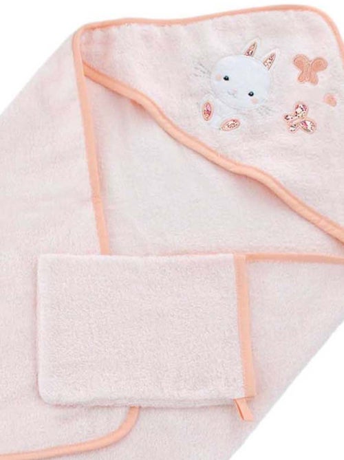 Sortie de bain avec gant Lapinou - Kiabi