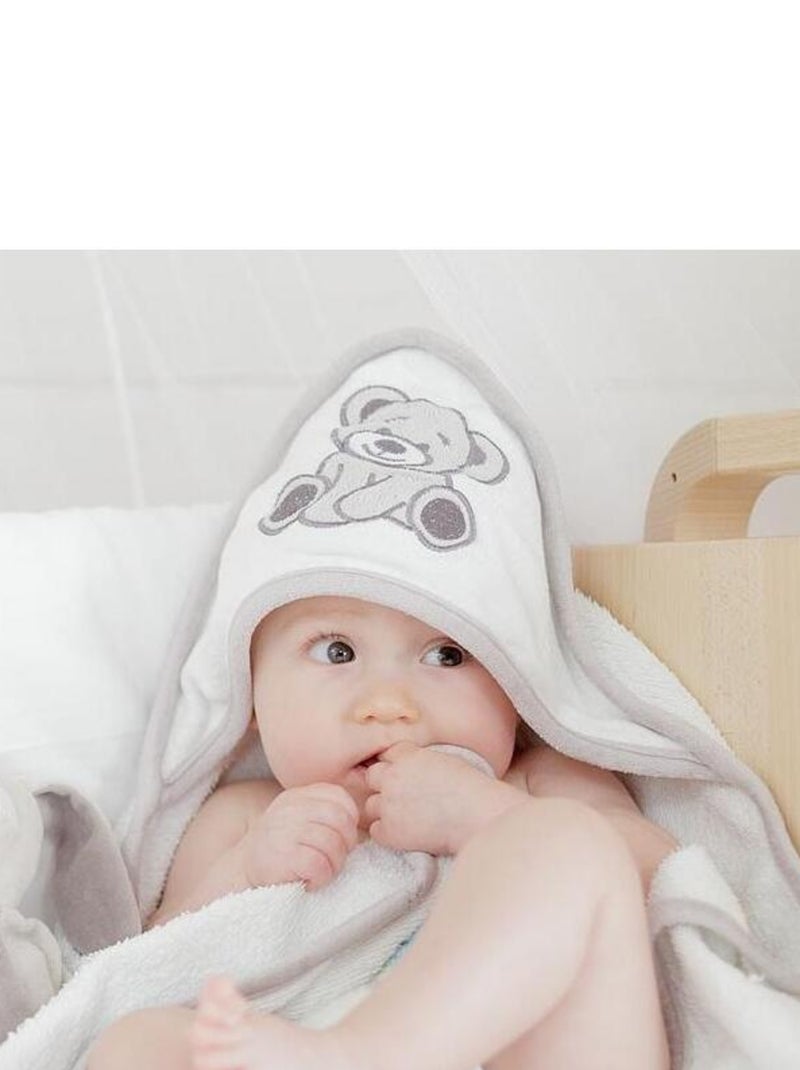 Sortie de bain bébé Blanc Bébé Kiabi