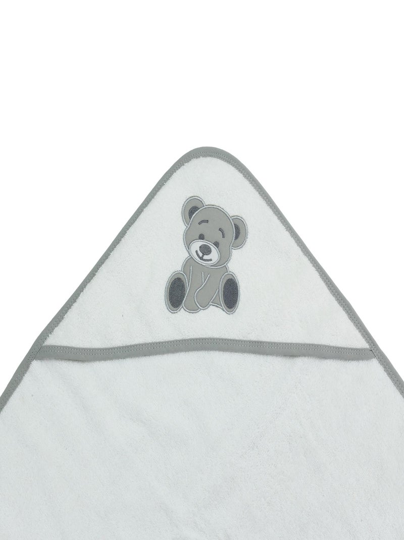 Sortie De Bain Bébé Blanc - Kiabi