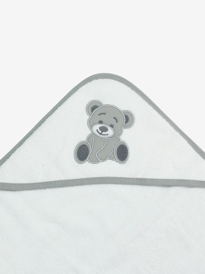 Sortie De Bain Bébé Blanc - Kiabi