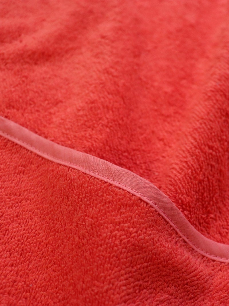 Sortie de bain brodée 100% coton, PARIS 2024 MASCOTTE OLYMPIQUE DEGUISEMENT Rouge - Kiabi