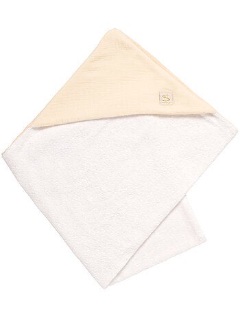 Sortie de bain en double gaze de coton et éponge - SAUTHON