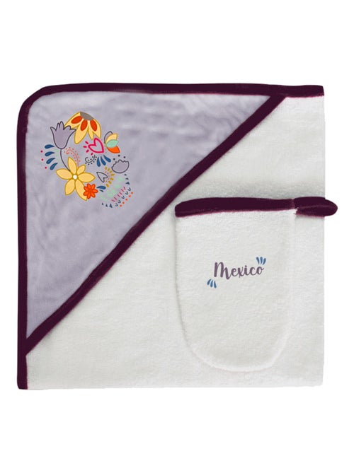 Sortie de bain et Gant Mexico Les Chatounets - Kiabi