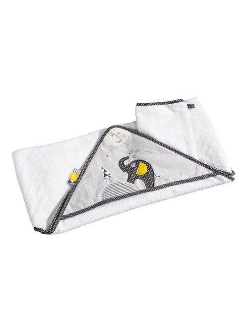 Sortie de bain et son gant en coton - SAUTHON - Kiabi