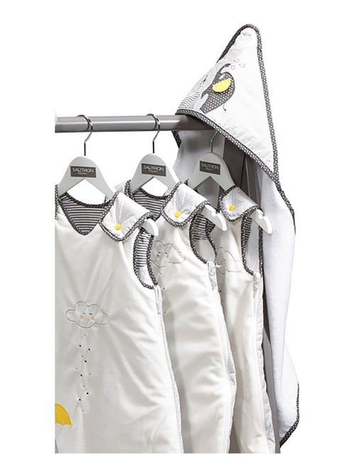 Sortie de bain et son gant en coton - SAUTHON - Kiabi