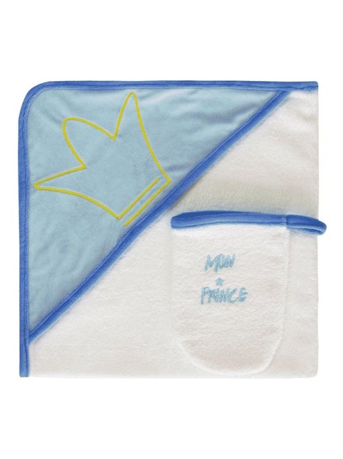 Sortie de bain + Gant "ROI" LES CHATOUNETS - Kiabi