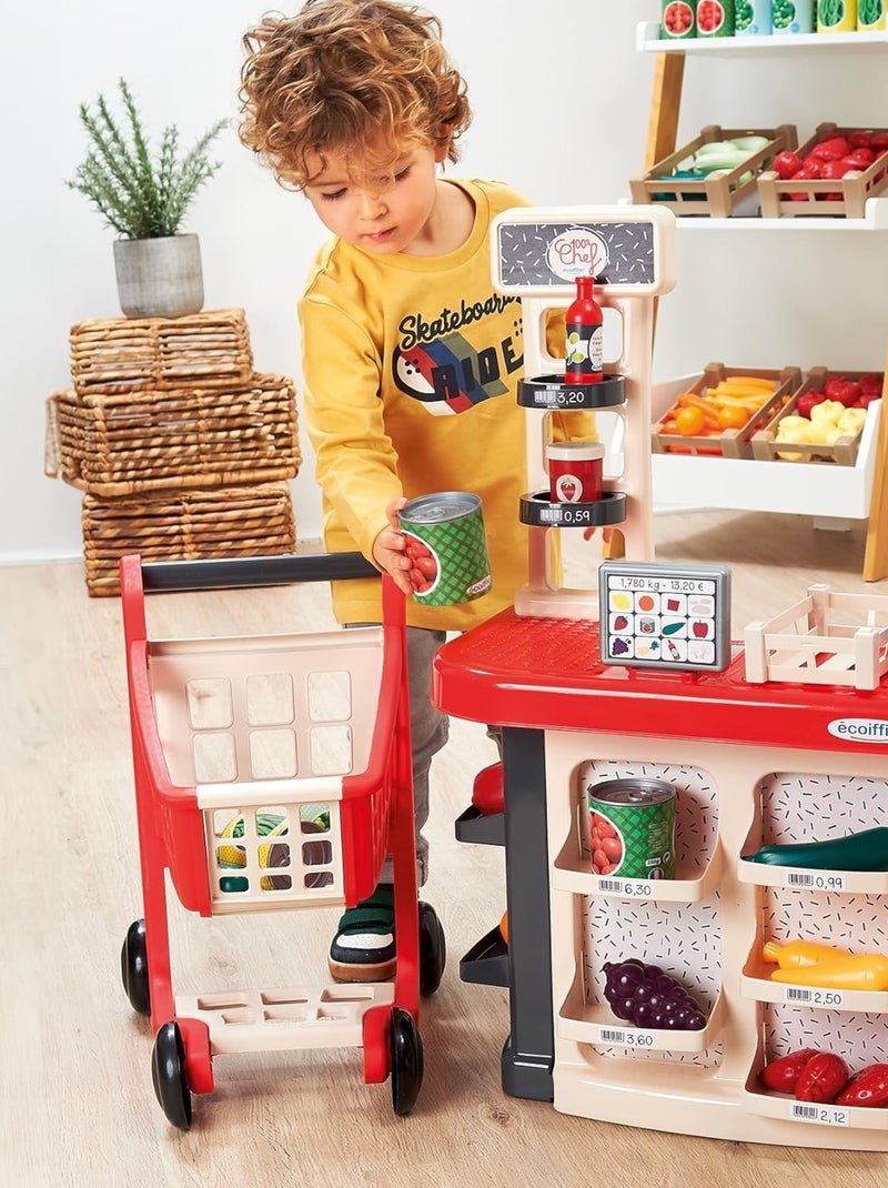 Sortie De Caisse + Chariot - Ecoiffier Multicolore - Kiabi