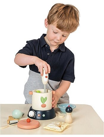 Soupière en bois
