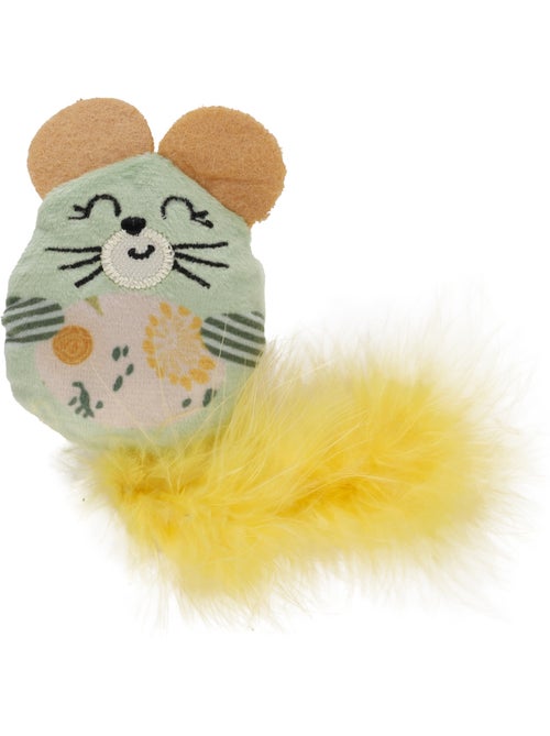Souris en peluche avec plumes, cataire et crépitement - Kiabi