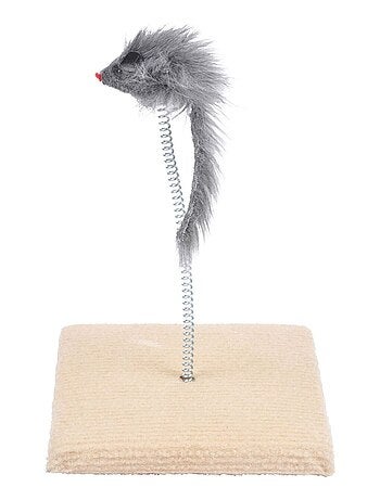 Souris sur ressort jouet pour chat