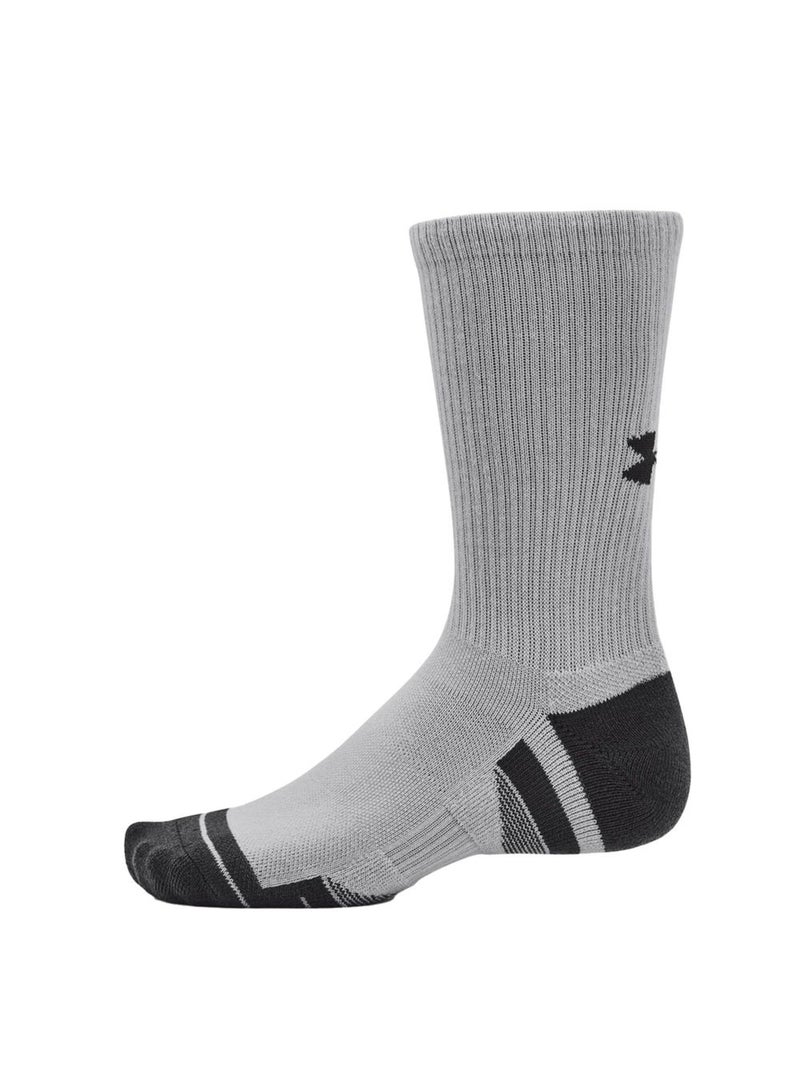 Sous Armure - Chaussettes PERFORMANCE TECH Blanc Noir Gris - Kiabi