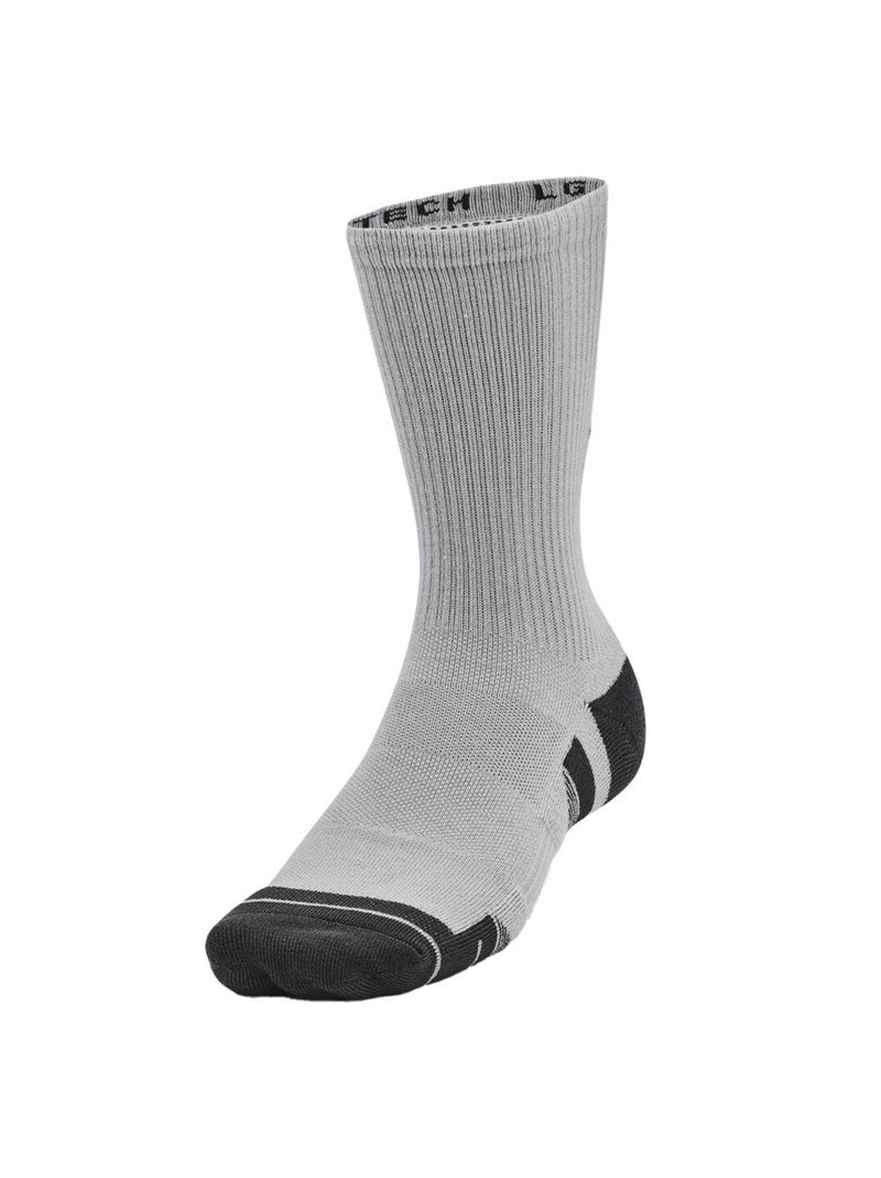 Sous Armure - Chaussettes PERFORMANCE TECH Blanc Noir Gris - Kiabi