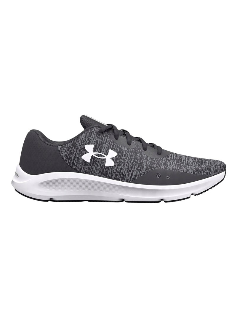 Sous Armure - Chaussures course à pied style Logo CHARGED PURSUIT Gris - Kiabi