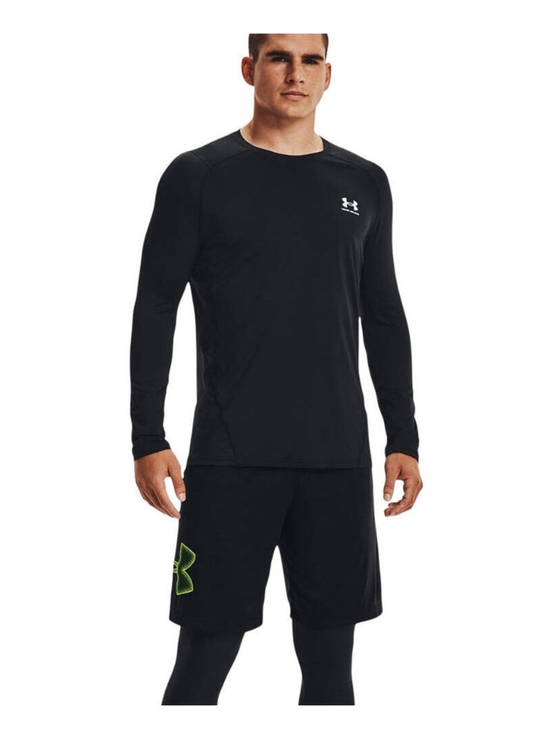 Sous Armure - Short motif/style graphique TECH Noir - Kiabi