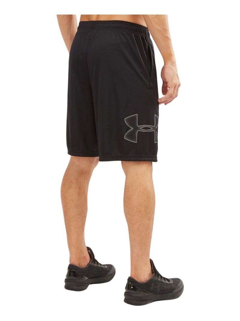 Sous Armure - Short motif/style graphique TECH Noir - Kiabi