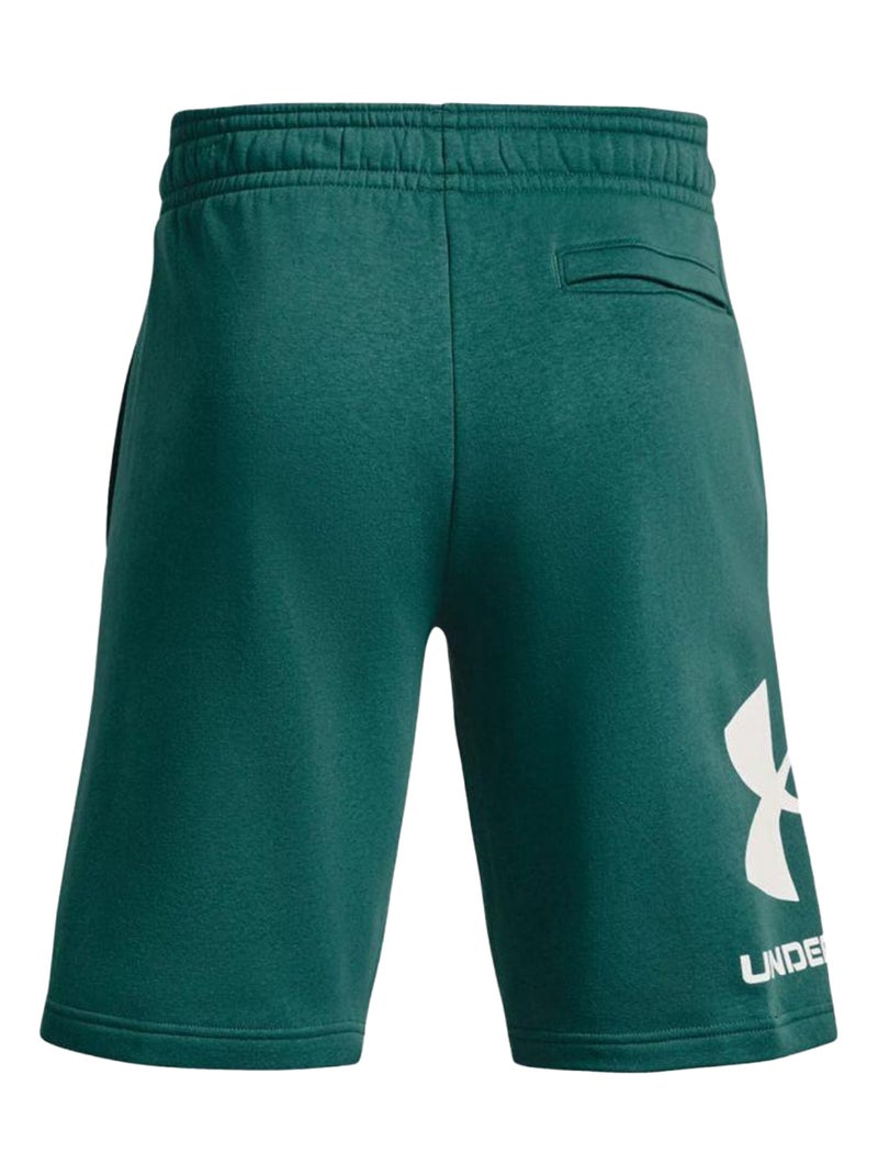 Sous Armure - Short motif/style gros logo RIVAL Vert - Kiabi