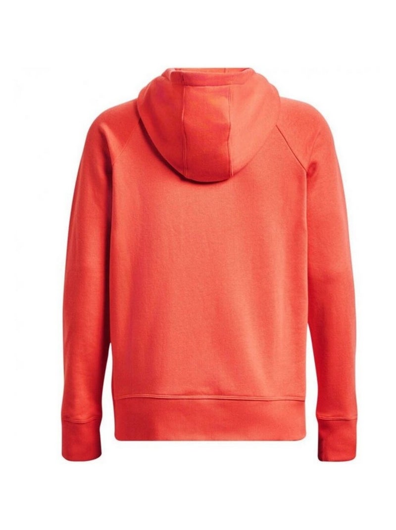 Sous Armure - Sweat à capuche RIVAL HB Orange - Kiabi