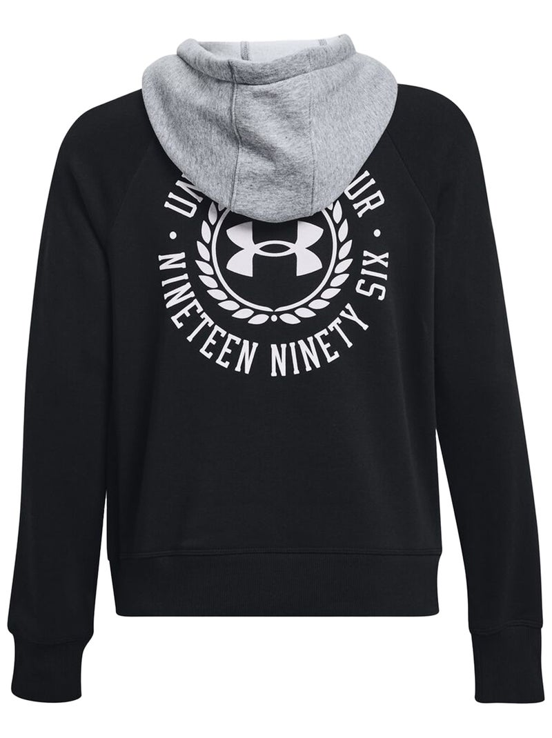 Sous Armure - Sweat à capuche RIVAL Noir - Kiabi