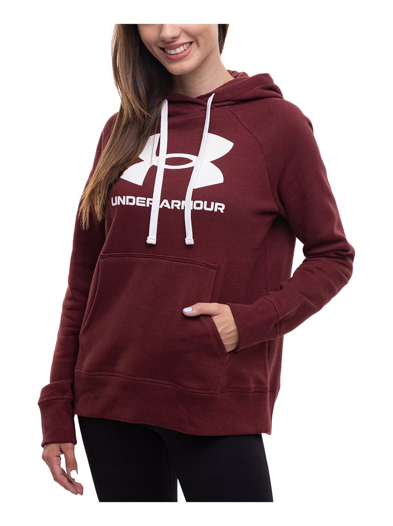 Sous Armure - Sweat à capuche RIVAL Rouge - Kiabi