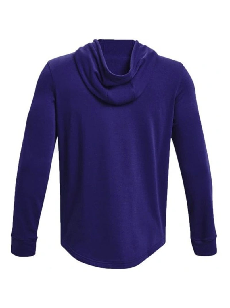 Sous Armure - Sweat à capuche RIVAL TERRY Bleu - Kiabi