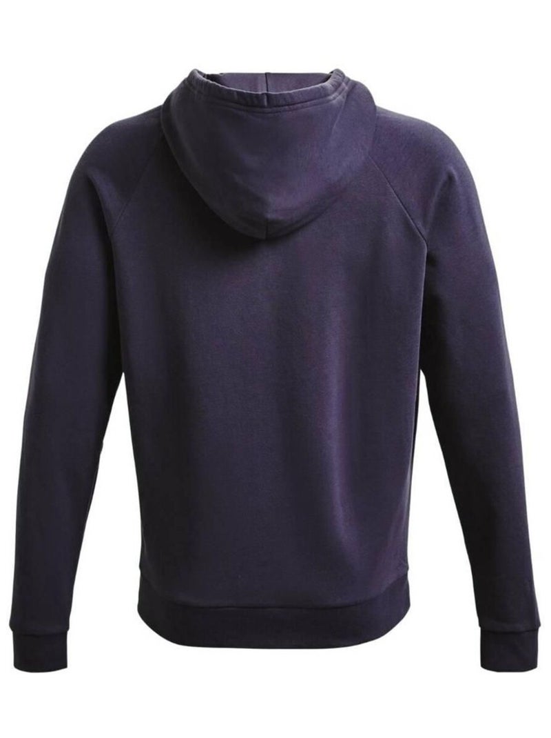 Sous Armure - Sweat à capuche RIVAL Violet prune - Kiabi