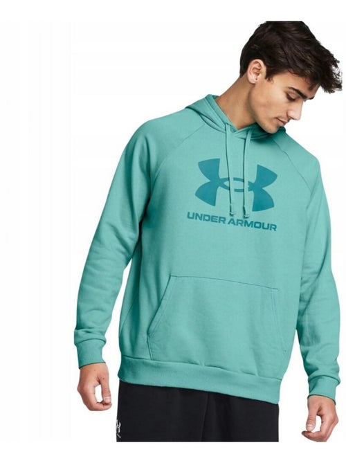 Sous Armure - Sweat à capuche style Logo RIVAL - Kiabi