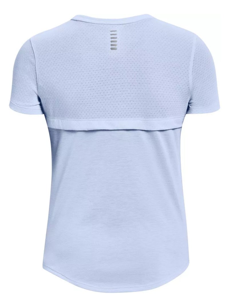 Sous Armure - T-shirt manches courtes STREAKER RUN Bleu - Kiabi