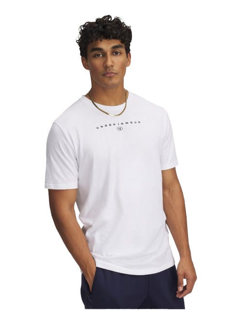 Sous Armure - T-shirt manches courtes style Logo empilé - Kiabi