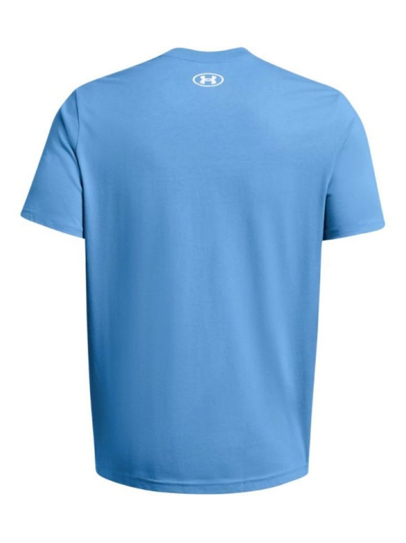 Sous Armure - T-shirt style Logo SPORTSTYLE Bleu - Kiabi
