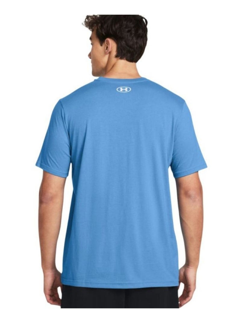 Sous Armure - T-shirt style Logo SPORTSTYLE Bleu - Kiabi