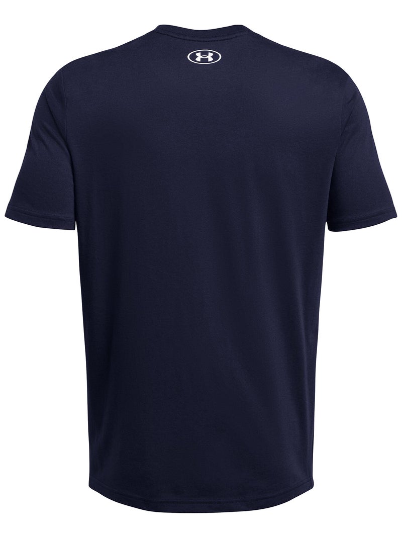 Sous Armure - T-shirt style Logo SPORTSTYLE Bleu marine - Kiabi