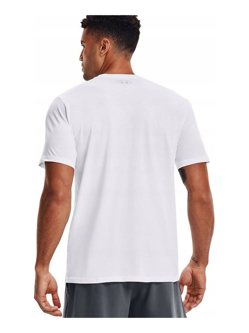 Sous Armure - T-shirt TEAM ISSUE WORDMARK Blanc - Kiabi