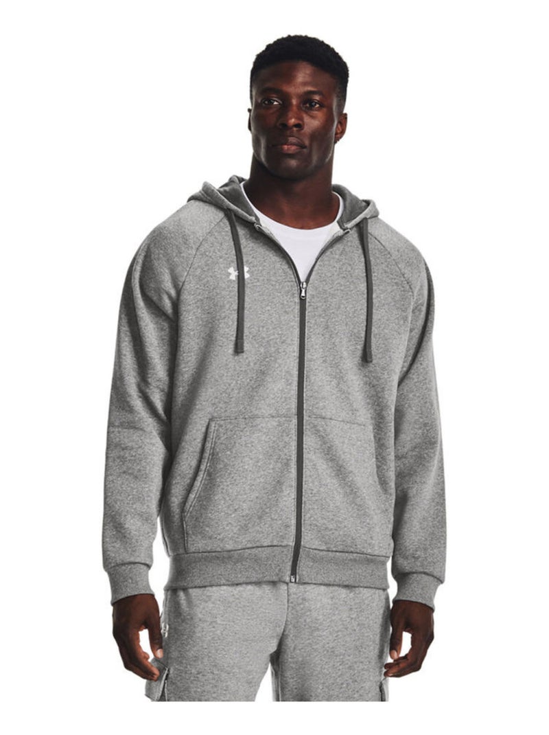 Sous Armure - Veste à capuche RIVAL Gris Blanc - Kiabi