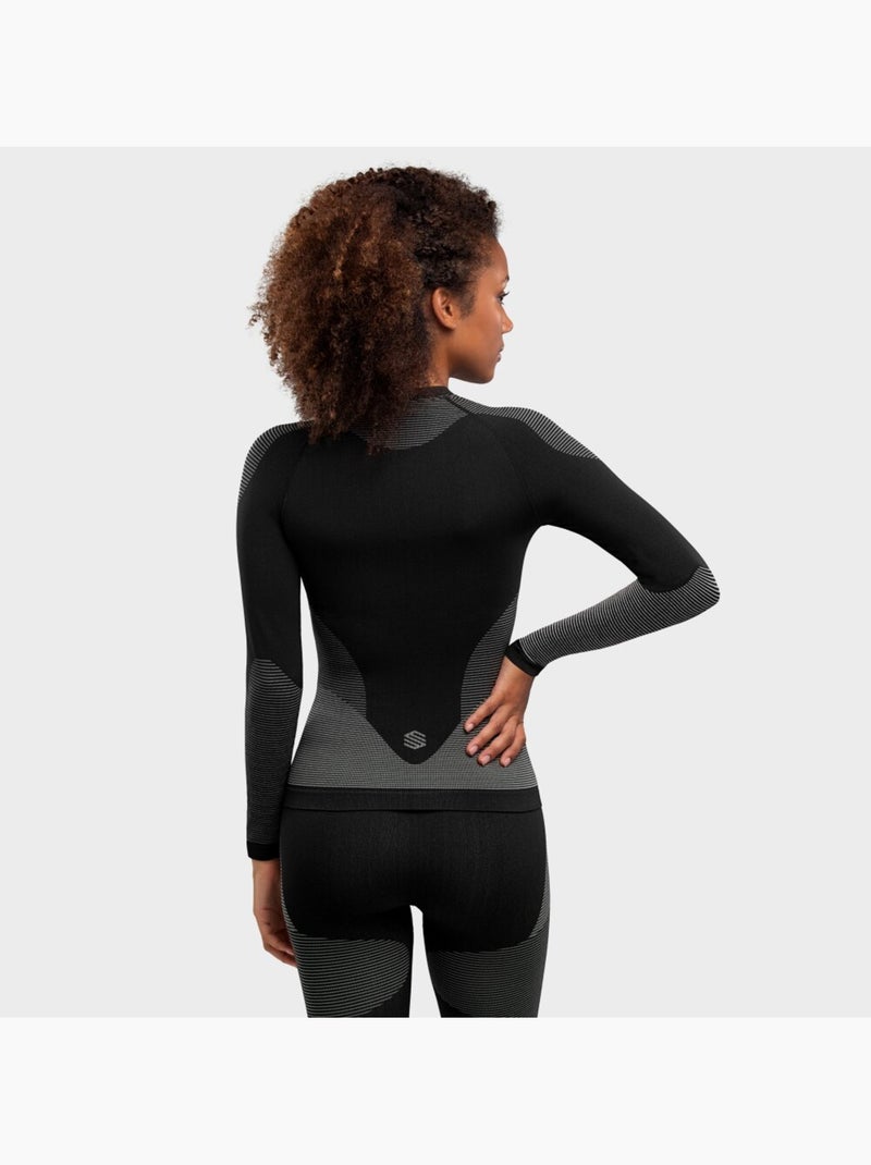 Sous-maillot de compression femme sports d'hiver femme drystone Noir - Kiabi