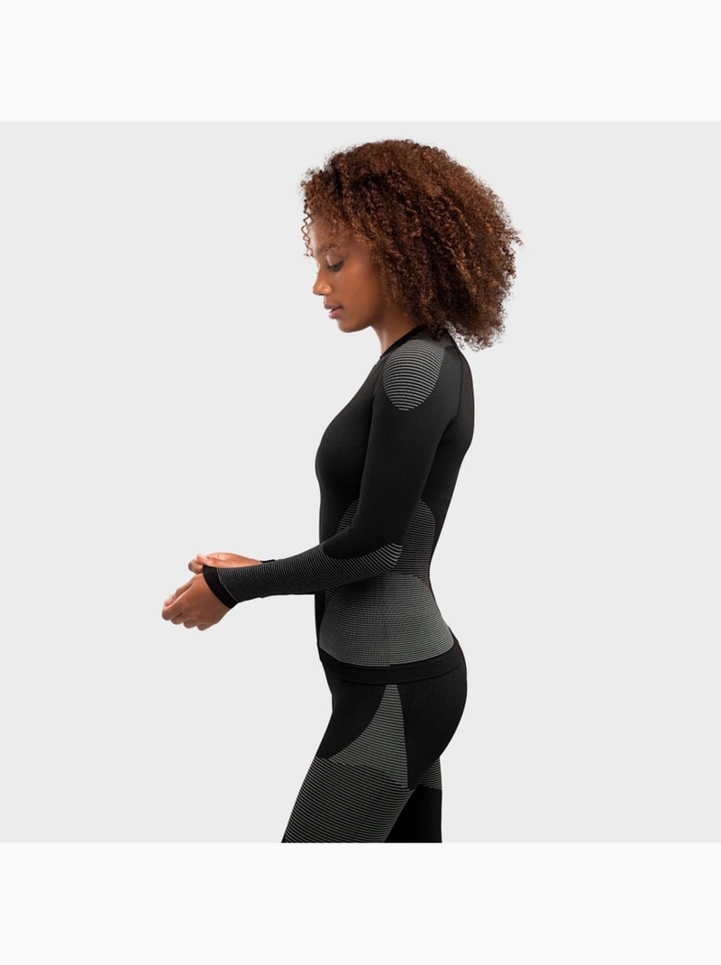 Sous-maillot de compression femme sports d'hiver femme drystone Noir - Kiabi