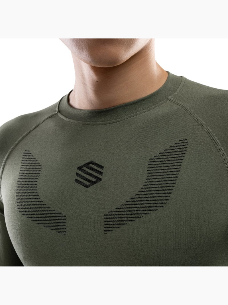 Sous-maillot de compression homme sports d'hiver homme pretzel Vert - Kiabi