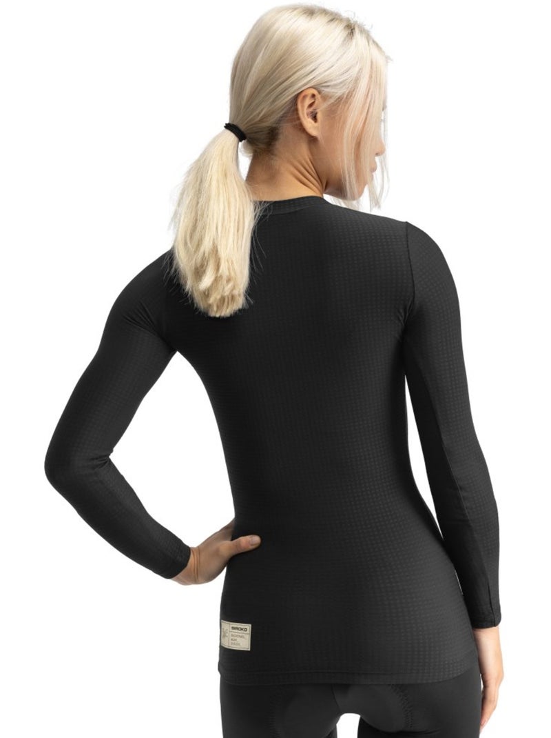 Sous-maillot thermique cyclisme gravel femme cyclisme femme clotte Noir - Kiabi