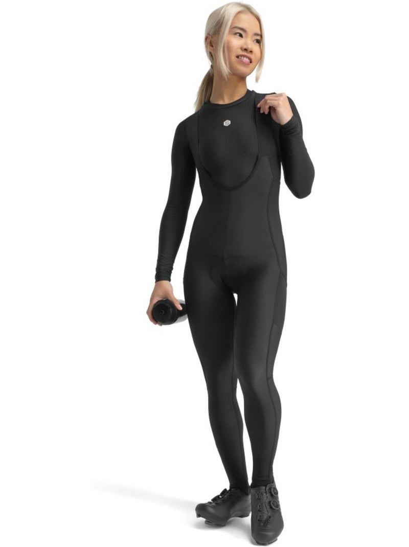 Sous-maillot thermique cyclisme gravel femme cyclisme femme clotte Noir - Kiabi