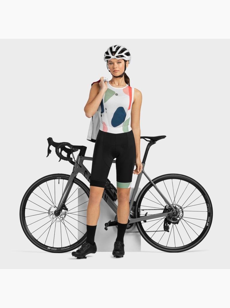 Sous-maillot vélo femme cyclisme femme camerig Blanc - Kiabi