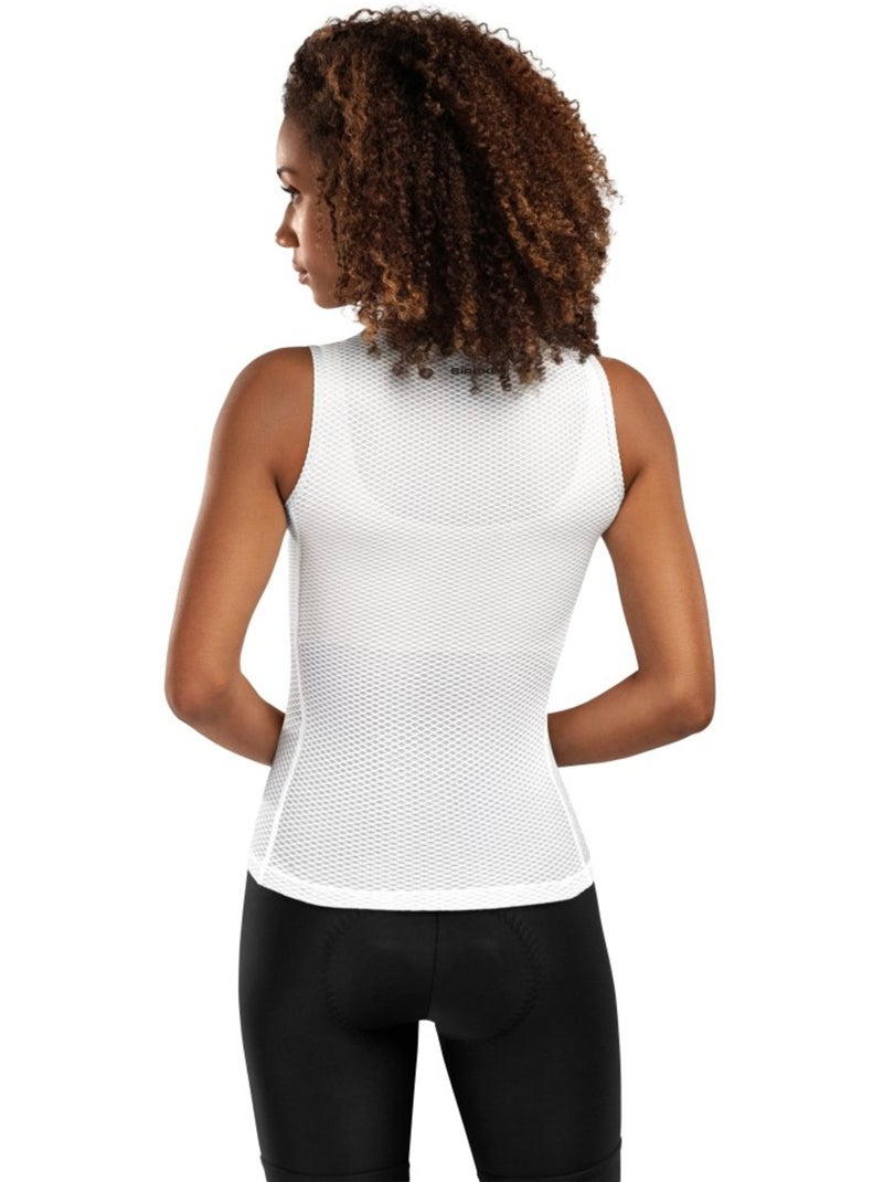 Sous-maillot vélo femme cyclisme femme train force Blanc - Kiabi
