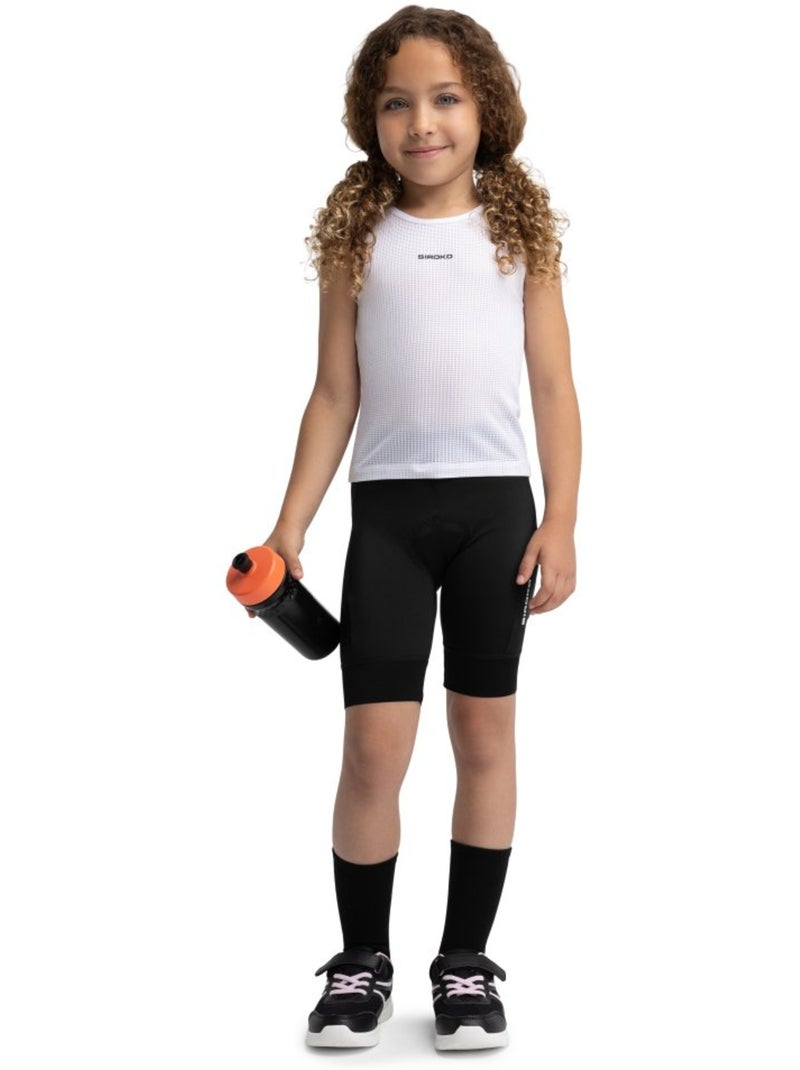 Sous-maillot vélo fille cyclisme enfants k-core chat Blanc - Kiabi