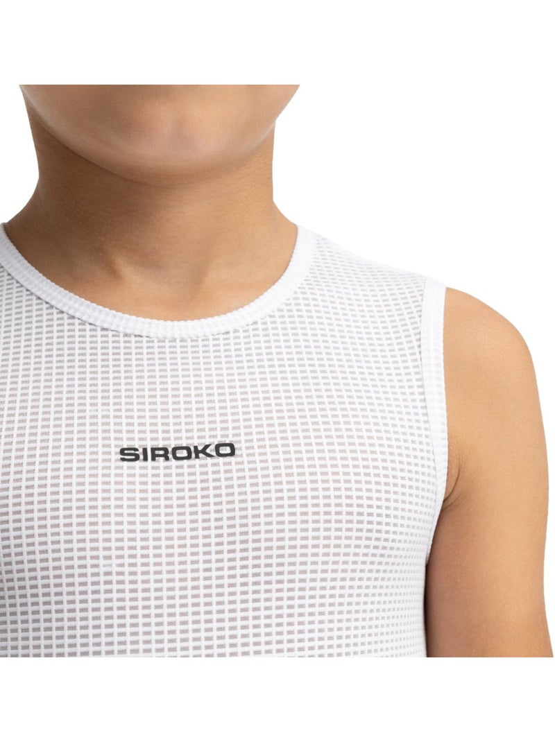 Sous-maillot vélo garçon cyclisme enfants k-core pavi Blanc - Kiabi