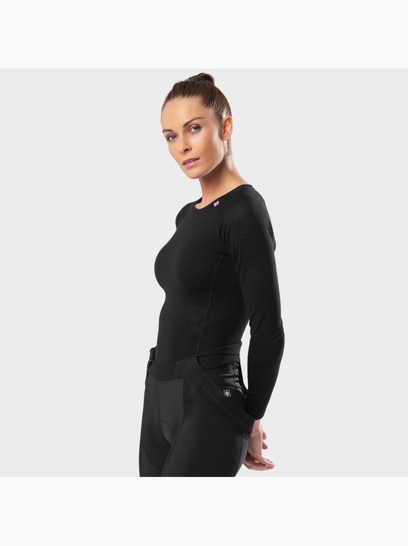 Sous-maillot vélo laine femme cyclisme femme srx team Noir - Kiabi