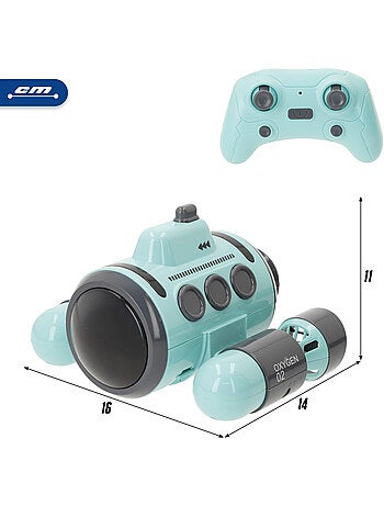 Sous-marin jouet télécommandé rotatif à 360° speed & go