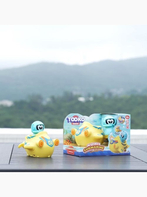 Sous-marin motorisé pour enfant - TOOKO - Jaune et bleu - Effets sonores - A partir de 2 ans - Kiabi