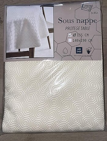 Sous-nappes Bulgommes Bulgomme Ronde 135cm PROMO LINGE